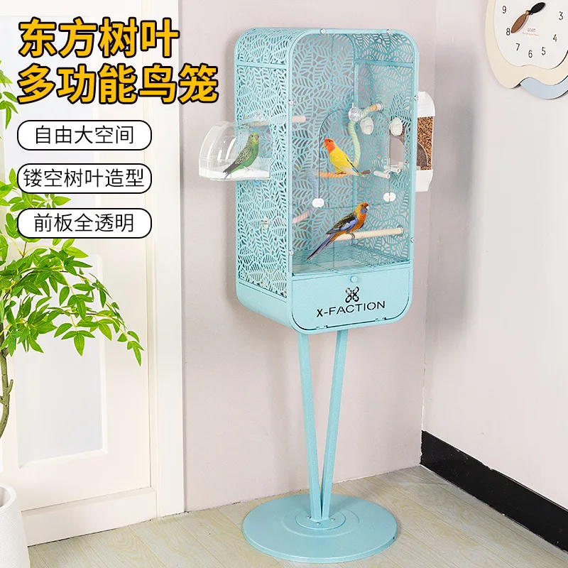 

Bird cage parrot cage parrot luxury villa home home bird cage Xuanfeng small sun special new leaf