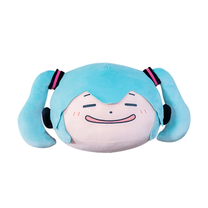 Hatsune Miku Doll Anime Hatsune Miku Plush Doll Cute Child Toy Cartoon Girl Plush Pillow Kawaii Pinch Face Ornaments Gift