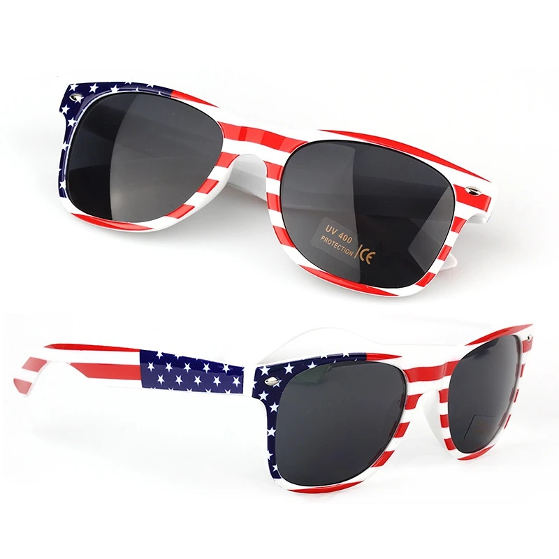 Personality USA National Flag Sunglasses Men Women Independence Day Decorations Eyewear American Flag Promotional Sun Glasses