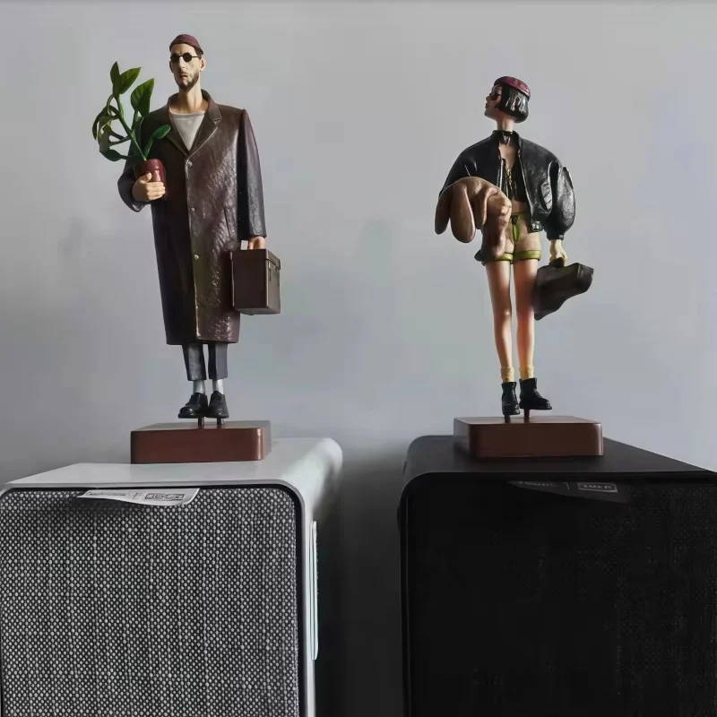 16 سنتيمتر المهنية ليون و Mathilda 1 مجموعة تمثال PVC دمية فيلم عمل أرقام نموذج اللعب المشهد الديكور الهدايا