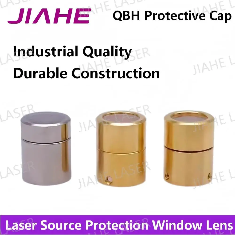 Raycus QBH Protective Cap Crystal Window Gold Silver D12.8H12 D12.8H16 D15 For Fiber Laser Source Optical Cable Welding Cutting