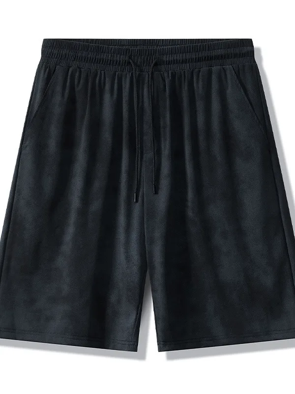 

Men's Spor Ice Silk Running orts Summer Qui Dry Fitn Casual Loose plus Size Five-Quarter Length Straight Leg Pants