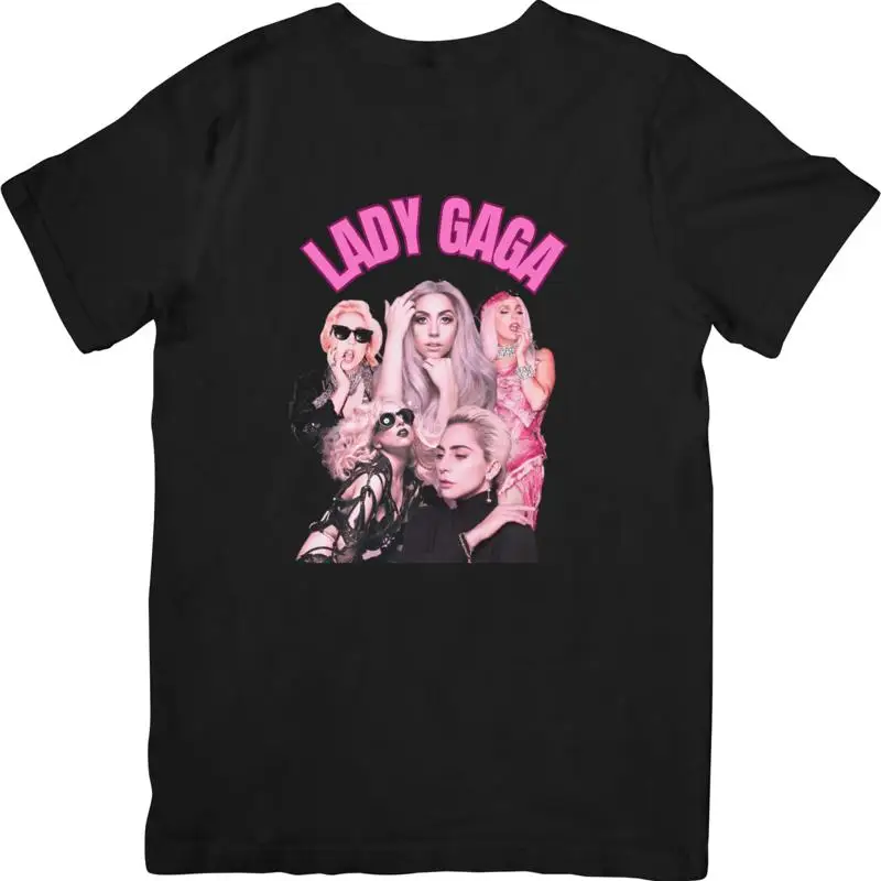 

Lady Gaga Music Fit For Quality Cotton T Shirt Black