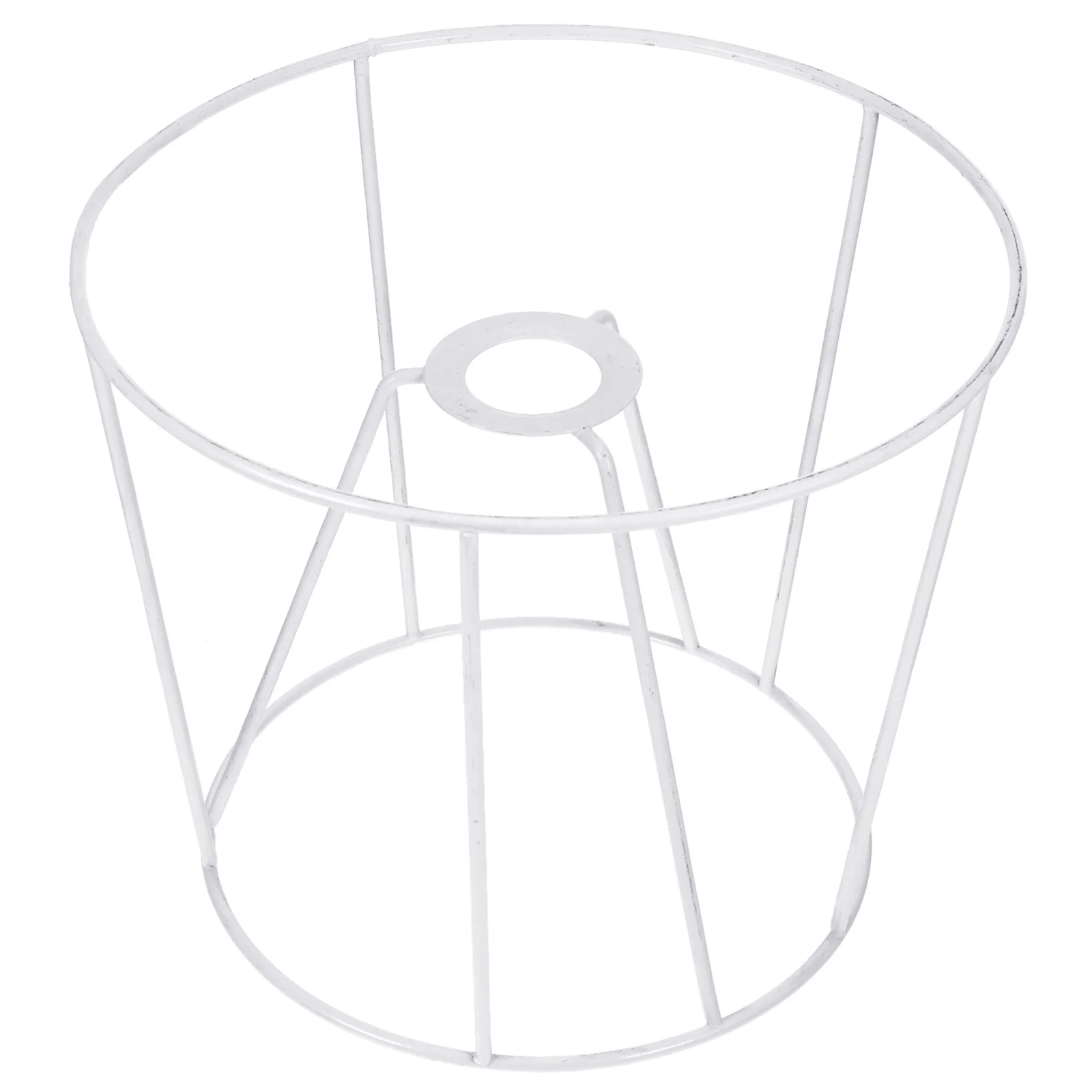 

Lampshade Frame Ring Replacement Iron Wire Cage Durable DIY Lampshade Supply Pendant Ceiling Light Frame Vintage Metal Bulb
