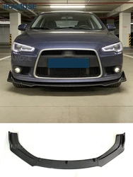 Front Splitter for Lancer EX Evo 2013 - 2016 Bumper Spoiler Protector Plate Lip Body Kit Car Decorative Strip Chin Shovel