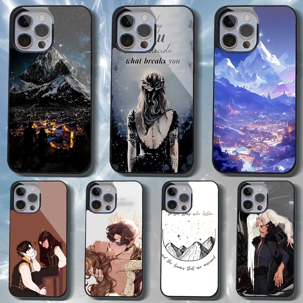 Acotar A Court Of Mist And Fury Phone Case For IPhone 16 15 14 13 Pro Max 11 12 Mini Alex Mirror For Magsafe Wireless Charging C