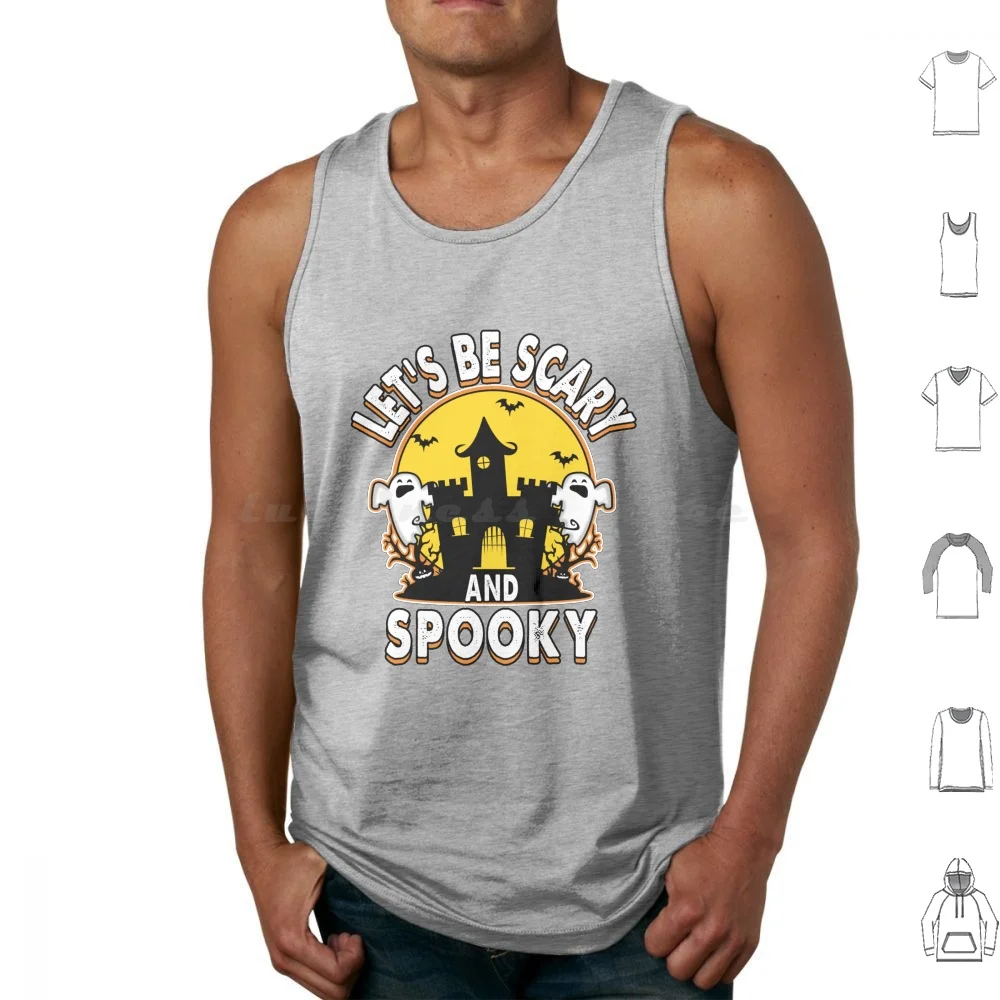 Halloween Geisterschloss Tank Tops Vest Sleeveless Halloween Spuken Gruselig Schloss Flederm ? Use Geister Party Geschenkidee