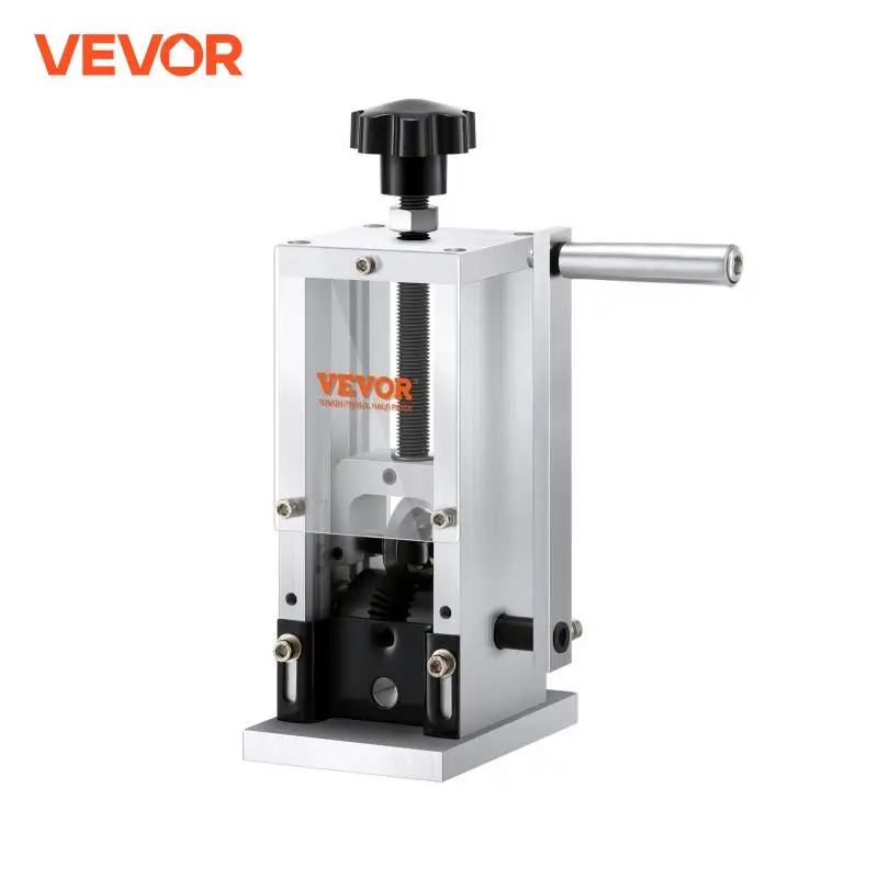 VEVOR Manual Wire Stripping Machine Portable Aluminum Frame 11.5-25mm 11.5-38mm Wire Peeler for Cable Scrap Copper Recycling