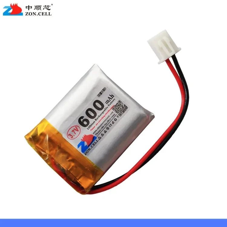 

New In 600mAh 602530 3.7V Lithium Polymer Battery, Bluetooth MP3 Sound Card Reading Business Pen Rechargeable Li-ion Cell A Good
