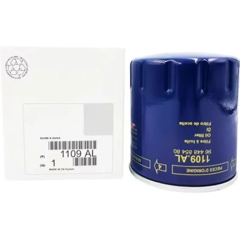 

France Genuine Oil Filter 1109AL 1109 AL 1109.AL for Peugeot 2008 208 DS3 408 308 for Citroen C3 C4L 1.2 1.2T Brand New