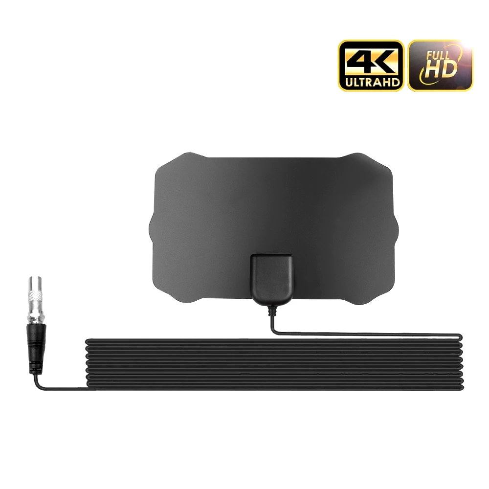 Freeview 8K Digital TV Antenna Amplifier Square Shield 400Mile Antenna HDTV Digital TV Box Receiver Booster for Caravan,Boat,etc