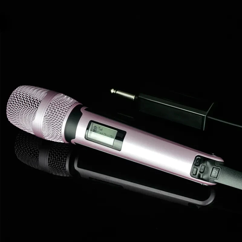 SKM9000 UHF Wireless Karaoke Microphone Home Studio Recording Rechargeable Dynamic Mic for Professional DJ Speaker Computer Audi