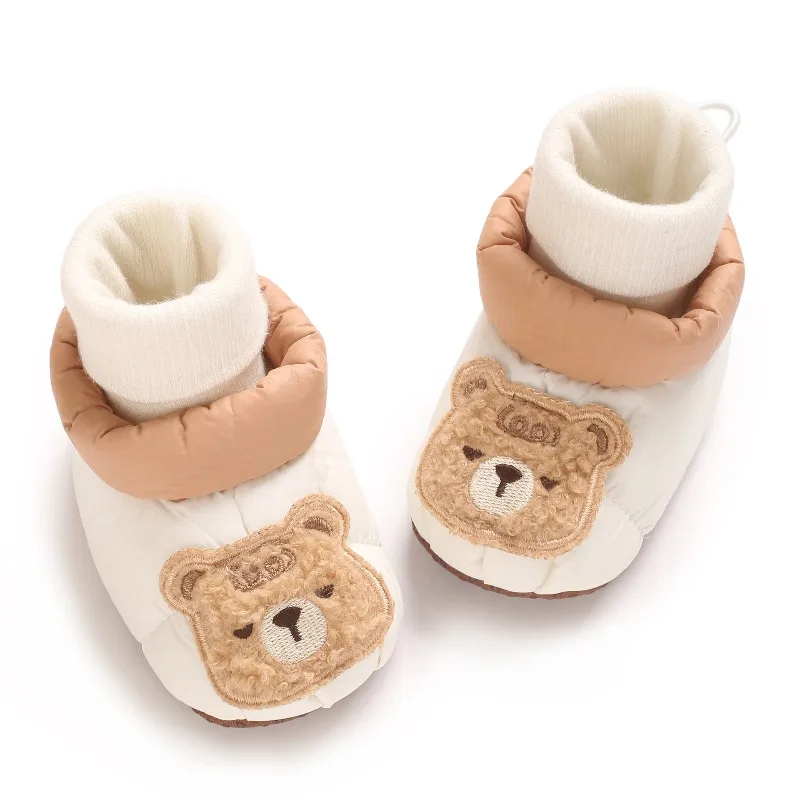 Autunno Inverno Neonato 0-1 anni Ragazzi Ragazze Scarpe Calzini Scarpe di cotone antiscivolo