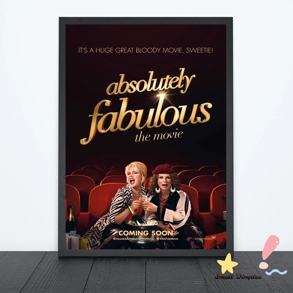 Absolutely Fabulous The Movie Poster Canvas Art Print Home Decoration Wall Painting ( No Frame )