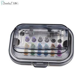 牙科植體螺絲起子彩色扭力扳手棘輪10-70NCM,搭配16件式螺絲起子通用修復工具套裝 8 最佳銷售 牙醫學生 - №1