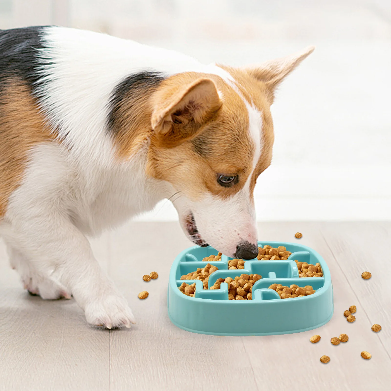 Pet Slow feeder bowl extend meal time Improve pet's eating habits safety & Durable Material Mazes Pattern Modeling for all Food