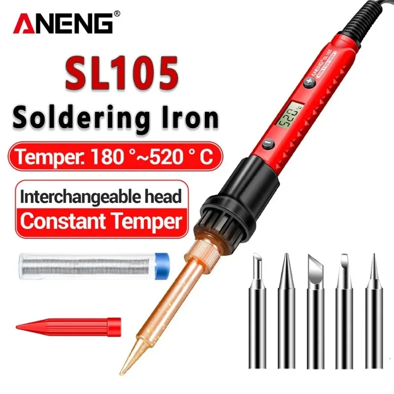 

ANENG SL105Soldering Iron kitFast Welding EquipmentRework Station Heat Pencil Professional Repair Tools set