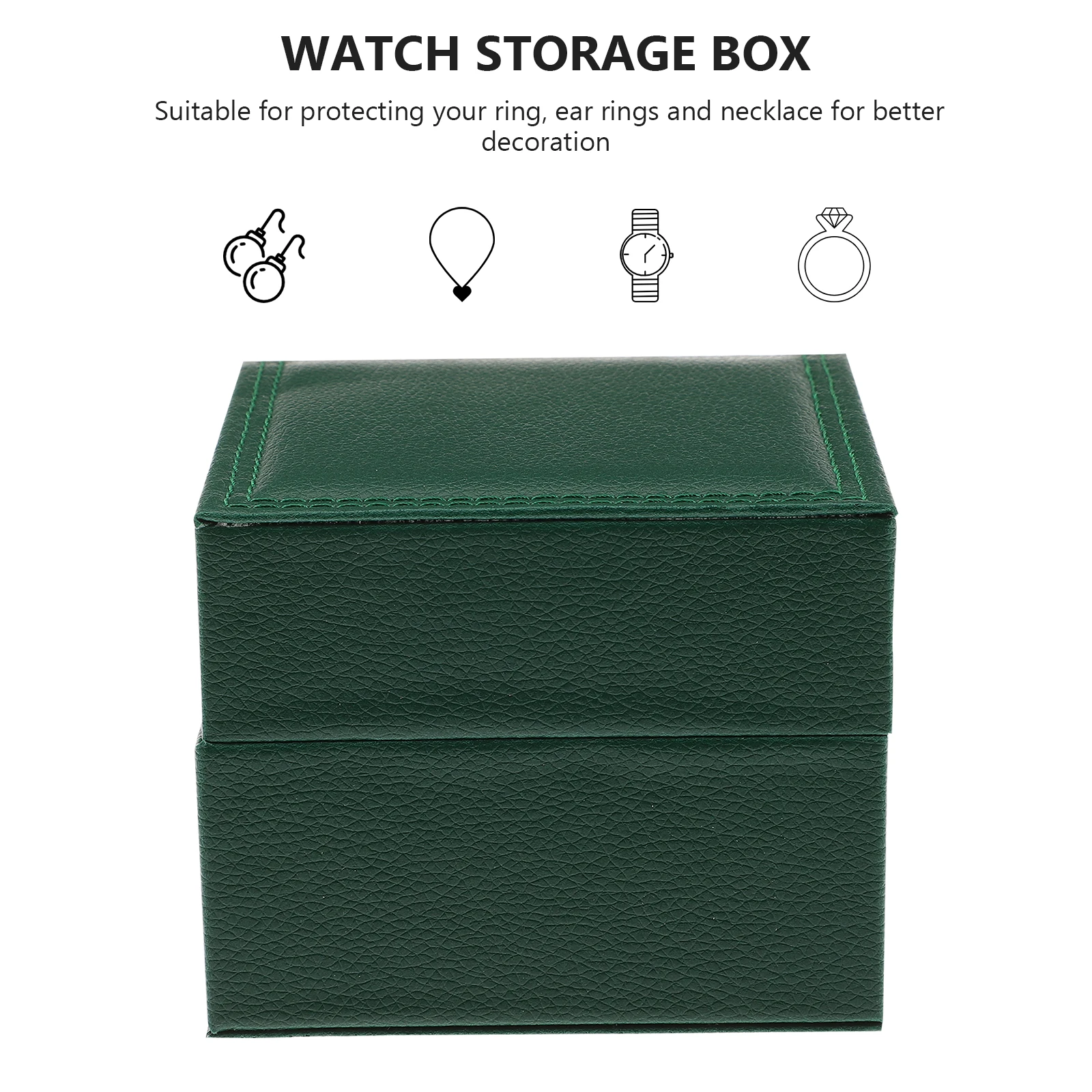 

Pu Anti-Scratch Box For Portable Watch Case For Single Watch Jewelry Organizer Display Gift Box