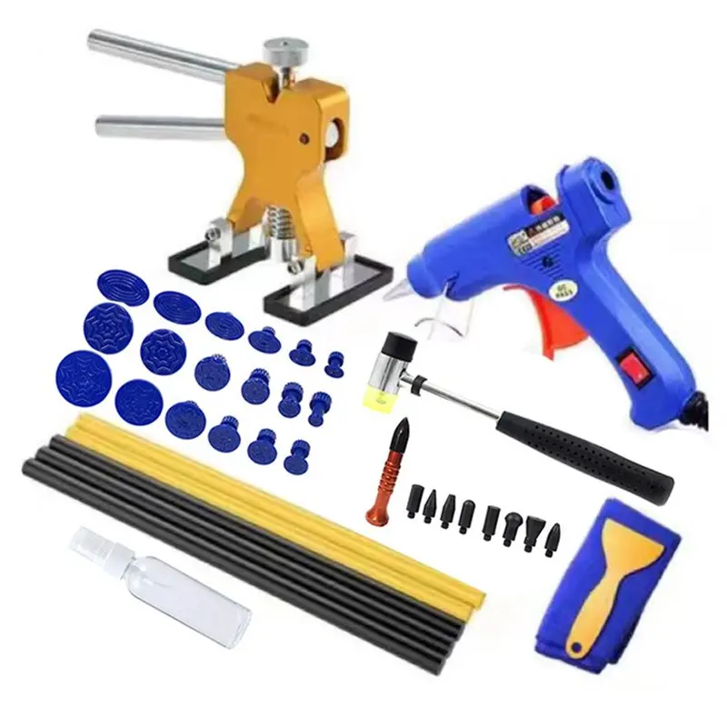 

Dent Puller Set For Vehicle Panels-Easy To Use Paintless Dent Repair Kit-For Auto Body Car Tool