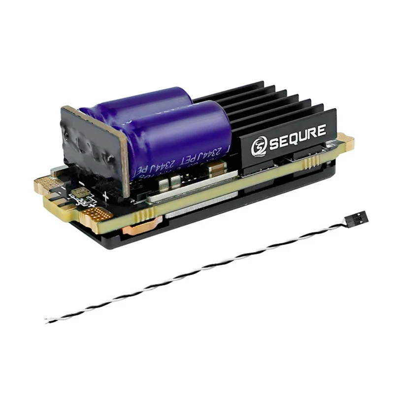 B05C-SEQURE 28120 Bezszczotkowy elektryczny regulator prędkości czarny do modeli samochodów RC Racing Drone 2-8S 120A (AM32) Firmware