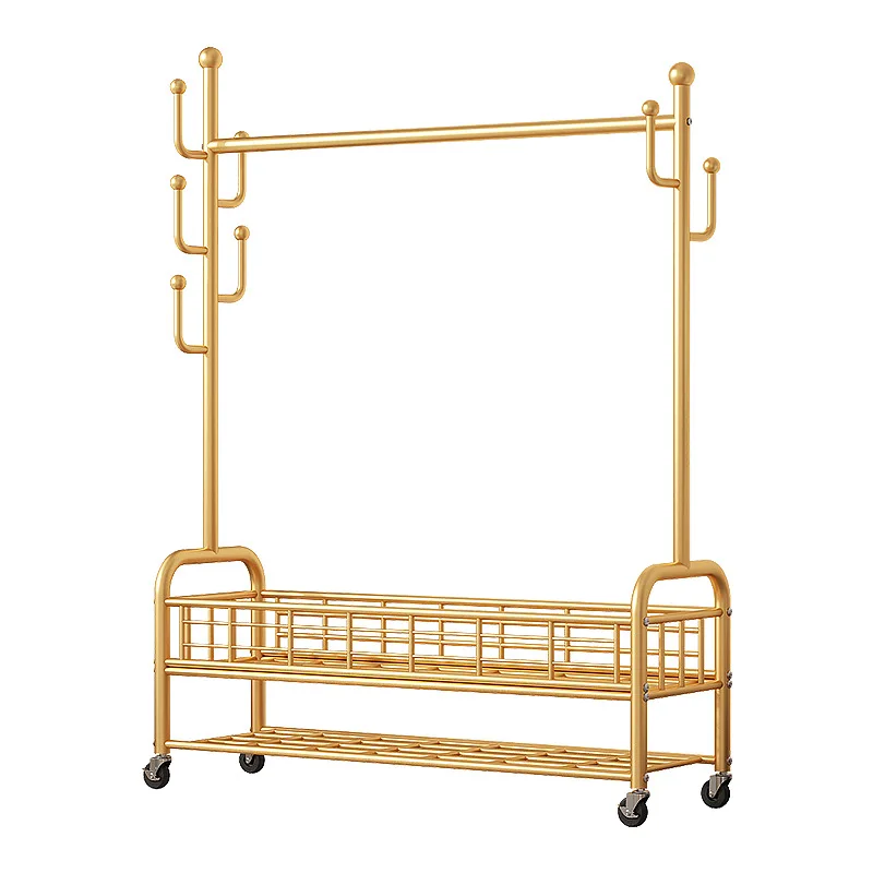 

Living room Internet celebrity light luxury drying rack simple coat rack
