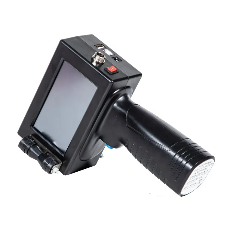 Portable Handheld Inkjet Printer Plastic Bag Expiry Date Coding Machine