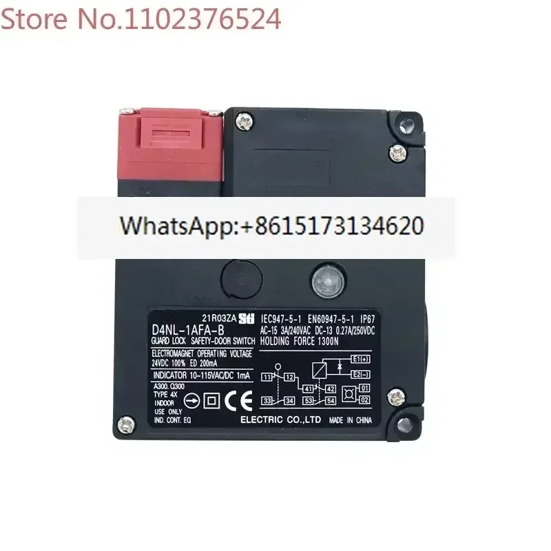 Safety Door Switch D4NL-1DFA-B 2DFA-BS 4DFG-B4S 1DFG 2GFG Interlock Limit Switch for Industrial Machinery Security Protection