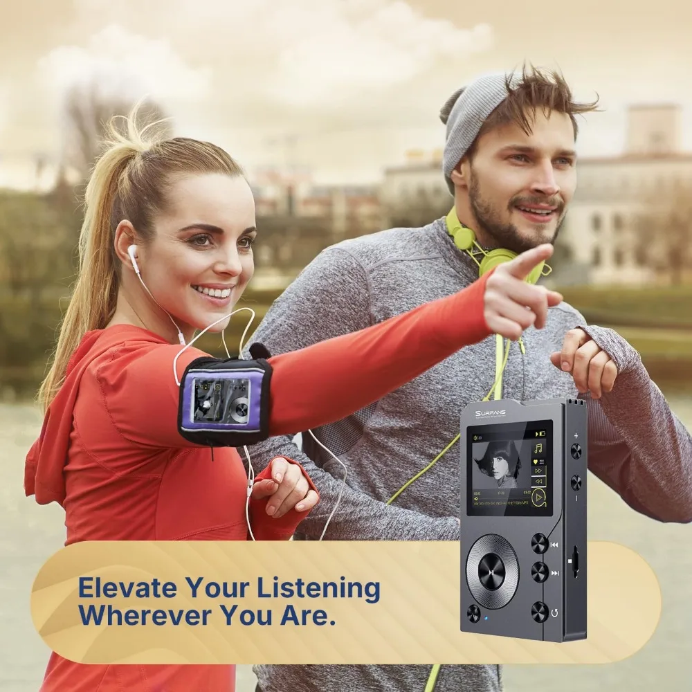 مشغل MP3 عالي الدقة يعمل بالبلوتوث 5.2 مشغل موسيقى DSD HiFi بدون فقدان مشغل صوت رقمي محمول مع دعم بطاقة 64 جيجابايت #6