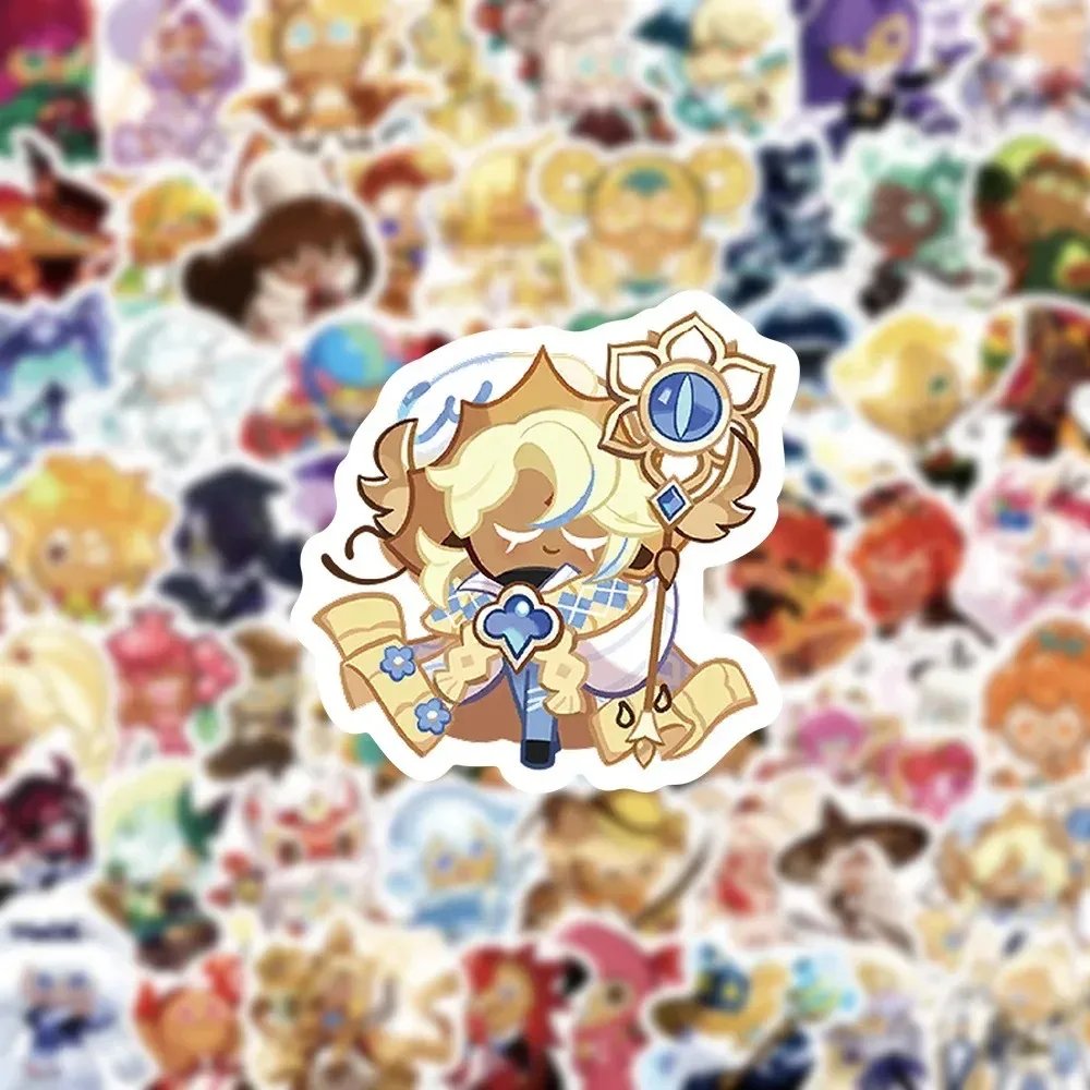 100 Stück Cookie Run Kingdom Cartoon-Graffiti-Aufkleber Exquisite Modische Sticker für Computer, Notizbuch, Schreibwaren, DIY-Spielzeug, Secret