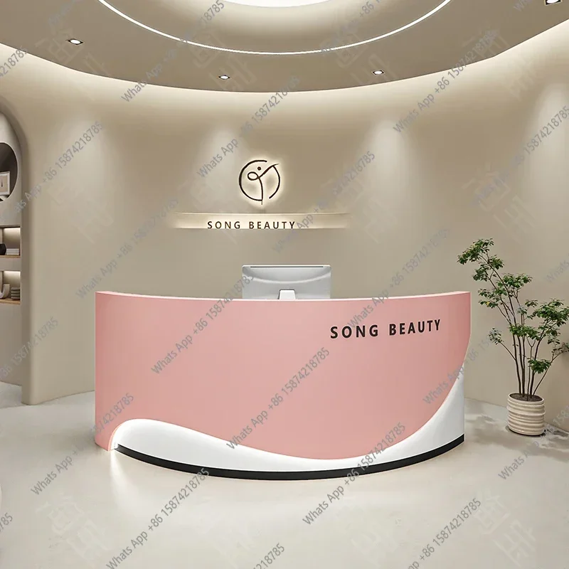 

Z-J Organizers Design Reception Desks Beauty Shop Modern Hotel Executive Reception Desks Display Mostrador Commercial Furniture