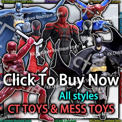 In Stock Mess Toys Superior Ct Toys Amazing Spiderman Batman Daredevil Symbiote Wolverine Mafex Anime Action Figure Gifts Toys