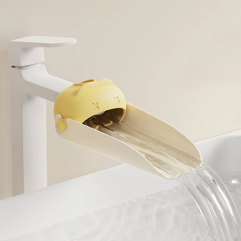 Cartoon Faucets Extender Silicone Splash-Proof Spout Children Hand Washing Assistant Bathroom Kitchen Sink Faucet Accessories