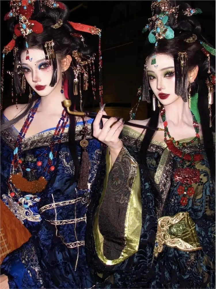 New Chinese-style robe photo and Hanfu style set