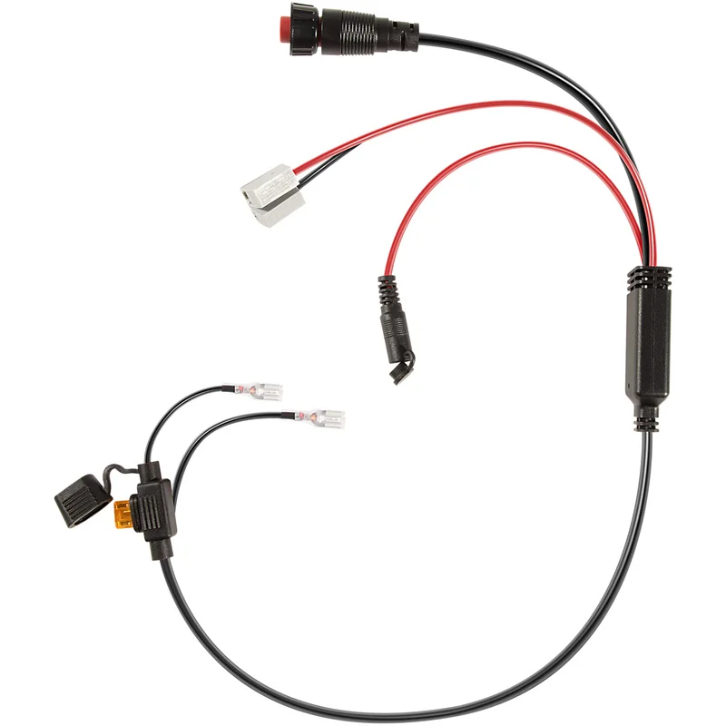 010-12676-35 Stromkabel, wetterbeständig, mit Ladeanschlussstecker und 5 A Sicherungshalter, passend für Garmin ECHOMAP, Panoptix Eisfischen – Detail 11