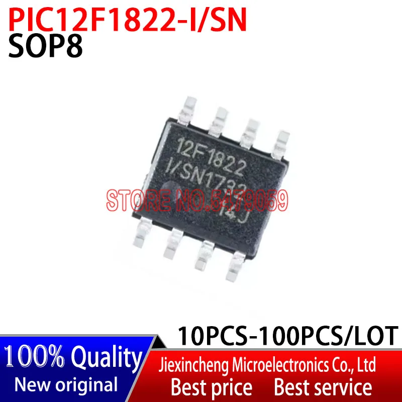 

(10PCS-100PCS)PIC12F1822-I/SN 12F1822 12F1822-I/SN PIC12F1822 SOP8 Microcontroller chip 100%New original chips