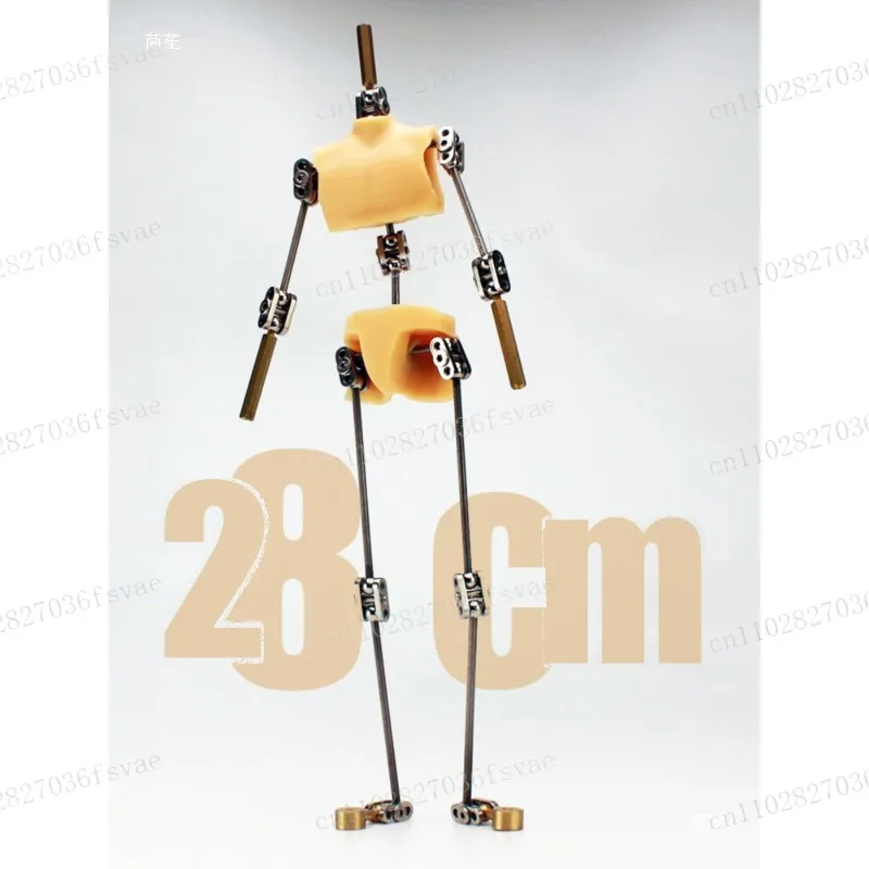 For Xipa animation standard version freeze frame animation skeleton animation character metal skeleton with silicone body