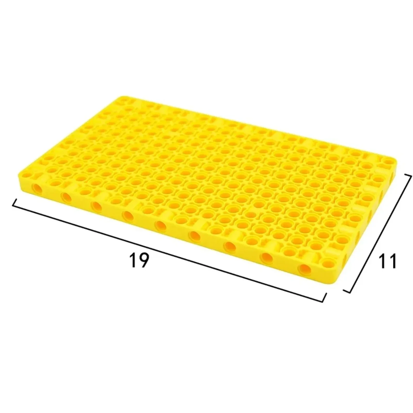 MOC 하이테크 부품 39369 빔 특수 기본 프레임 11x19 기술 기본 플레이트 스파이크 빌딩 블록 45678 Leduo와 호환 가능