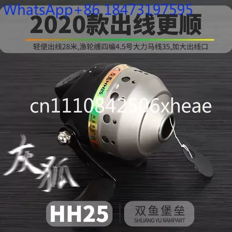 1 pcsGray Metal Fishing Reel Closed Spool Inner Line Wheel Luya Baitcasting Reel for Angling