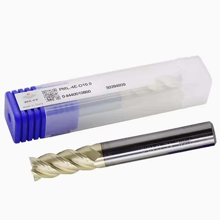 

PML-4E-D7.0/PML-4E-D8.0/PML-4E-D9.0/PML-4E-D10.0/PML-4E-D11.0 ZCC.CT PML-4E CNC 4-edge Flat end mills 4T End Mills