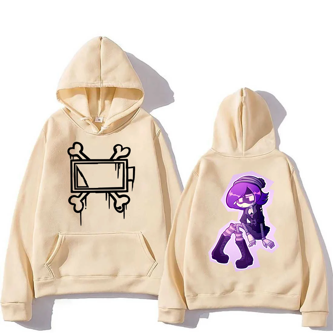 2026 Women's Hoodie MURDER DRONES UZI Printed Casual Sweatshirt Spring Autumn Long Sleeve Hoodies Fleece Streetwear Y2k Clothes