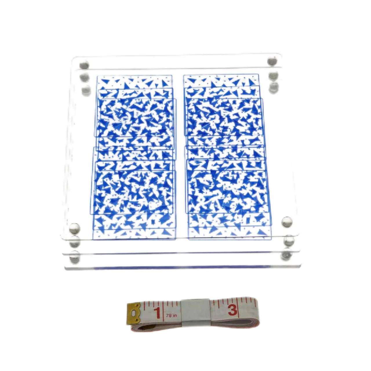 Tablero de inspección de visión estereoscópica Estereoscópico The Frisby Stereotest Randot Herramientas de optometría (3PCS: Grueso-Medio-Delgado)