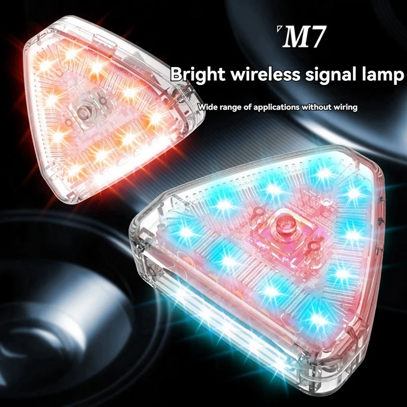 Dehairing Machine LED Anti-Collision Strobe Lights Wireless Remote Control 7 Colors Led Strobe Lights,Drone for Night Flying Rid