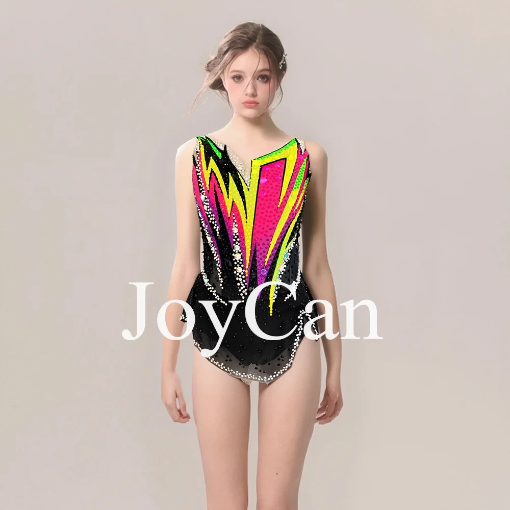 JoyCan-ropa de actuación para niños, gimnasia, Ballet, bailarina, traje de baile, Leotardos de gimnasia rítmica