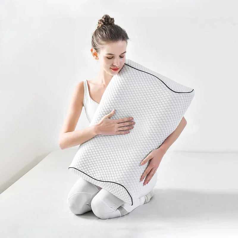 Memory Foam Sleeping Pillow Slow Rebound Massage Cushion Health Care Pain Release Cushion Neck Support Orthopedic Pillow Bedding