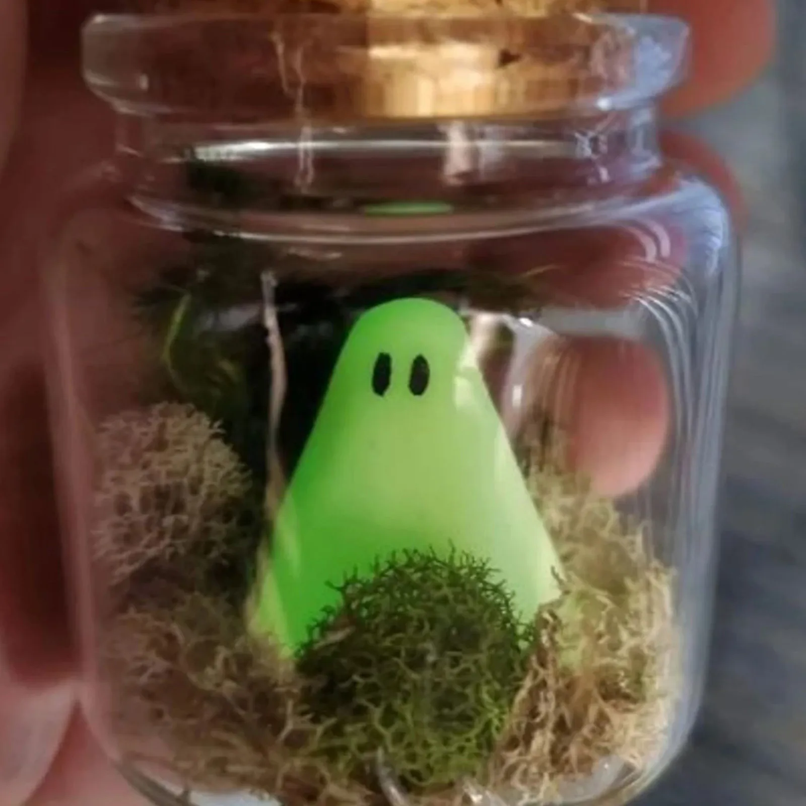 Ghosts In A Jar Luminous Ghost Figurines Decor Adopt A Pet Ghost Glow In The Dark Novelty Spooky Halloween Party Decorations