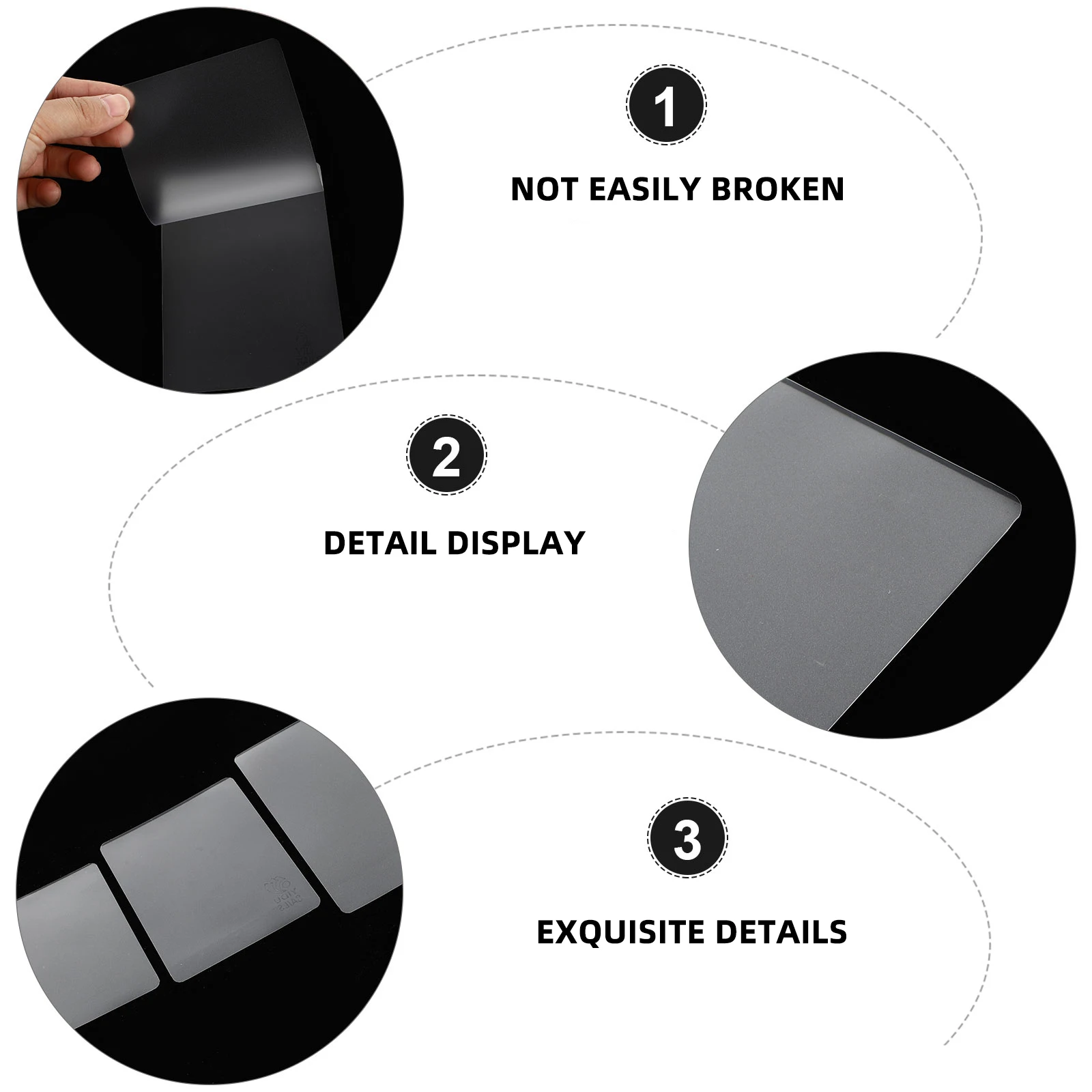 

3 Sets Laminating Film Clear Transparent Waterproof Photo Sealer Fade Resistant Anti Reflective Storage Supplies Packaging Box