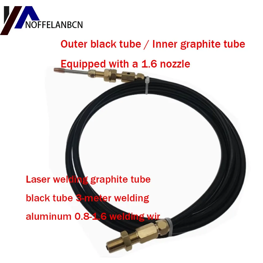 

Handheld laser welding aluminum graphene wire feeding tube with spring aluminum welding wire 2.0 wire guide tube 1.6 wire
