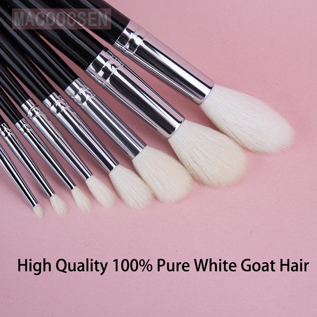 Highlighter Brush Eyeshadow Crease Brush Contour Crease Highlighter Sculpting Makeup Brushes 100% Goat Hair Tapered Beauty Tool