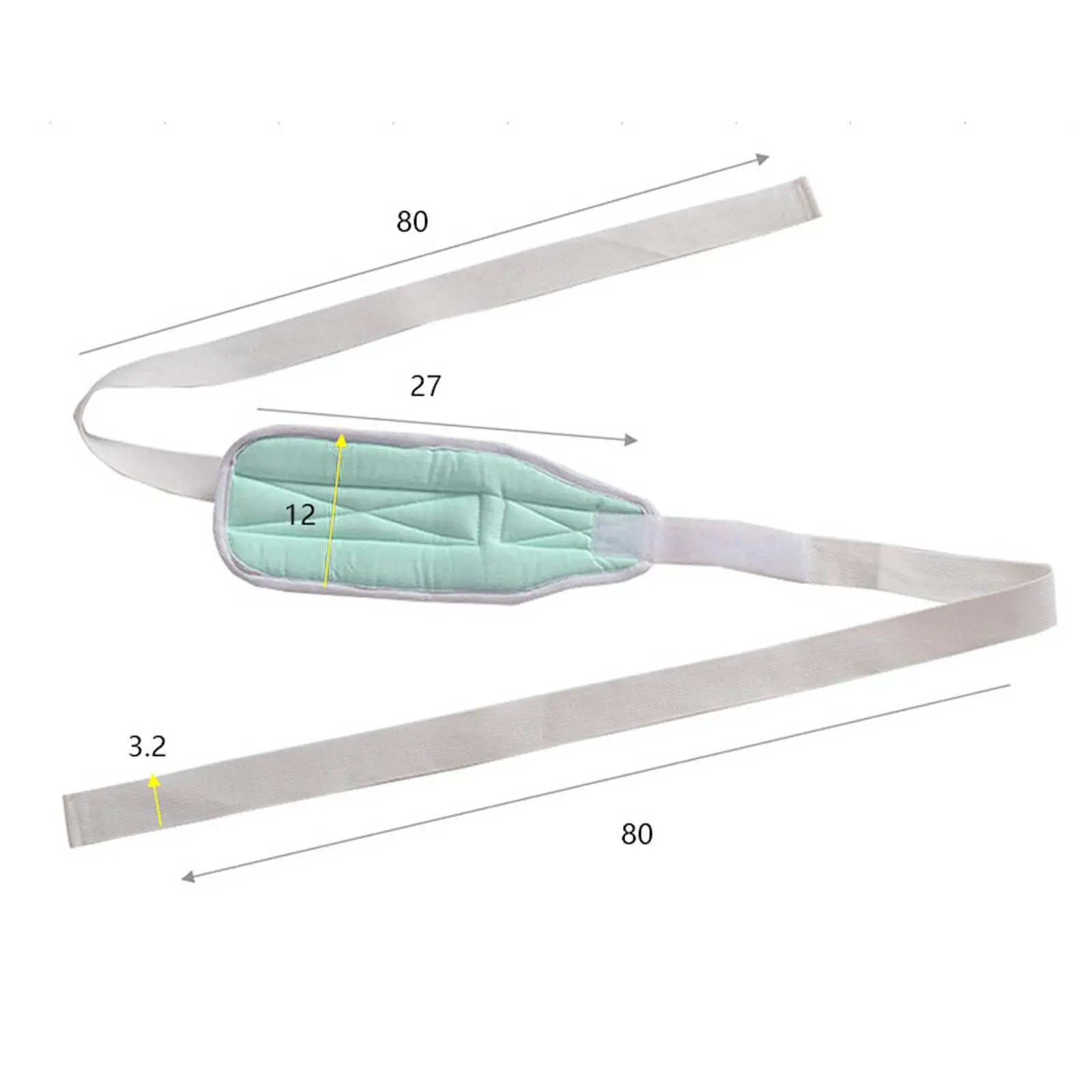 Porte-membres en éponge réglable, contraintes universelles, ceinture portable pour les soins de l'homme, rinçage du poignet, blessure au lit