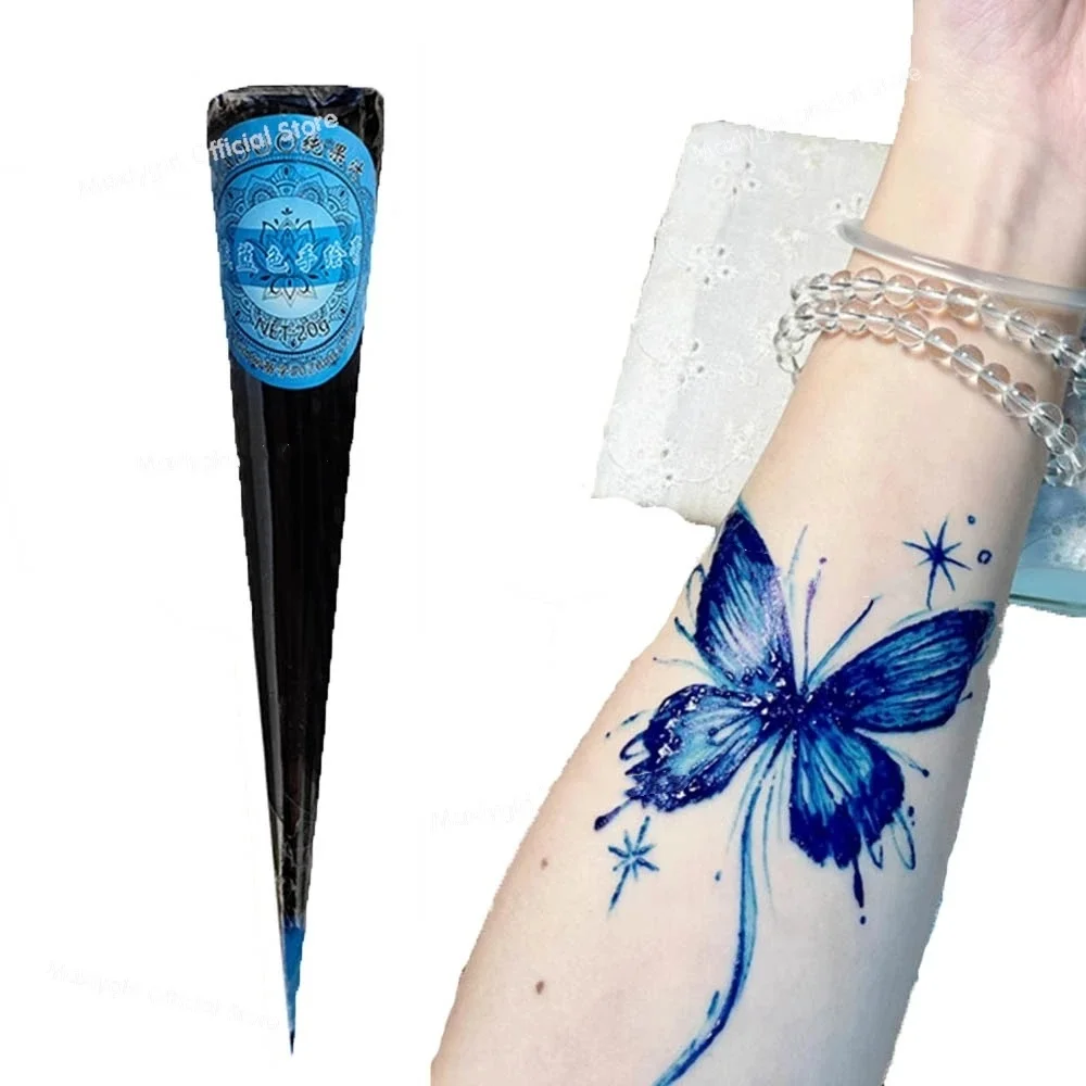 Body Art Paint High Quality Indian Henna Cones Henna Tattoo Cream Brand New Temporary Tattoo Paste For Special Events Festivals